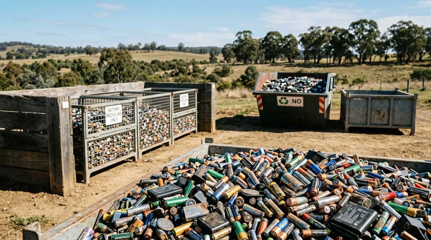 AI-generated supporting image NSW Mandates Battery Product Stewardship to Prevent Toxic Waste Fires
