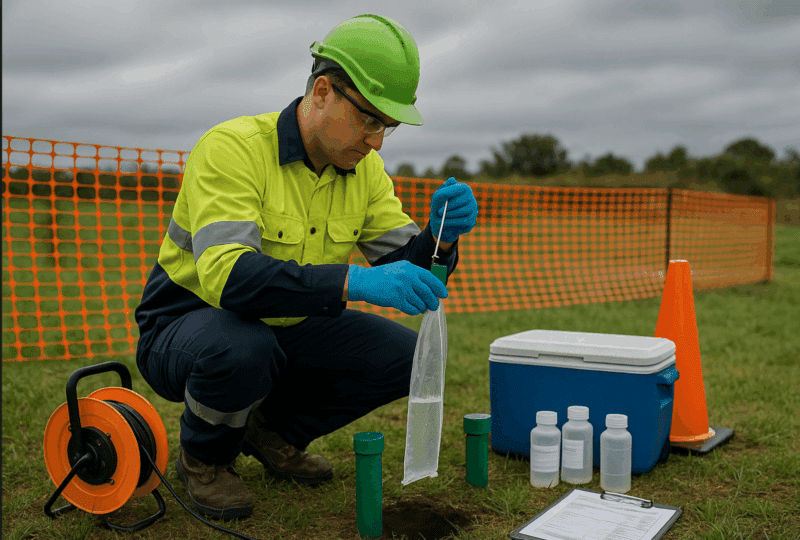 Groundwater sampling Hydrasleeve