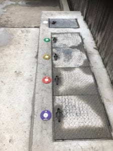 Petrol filling points