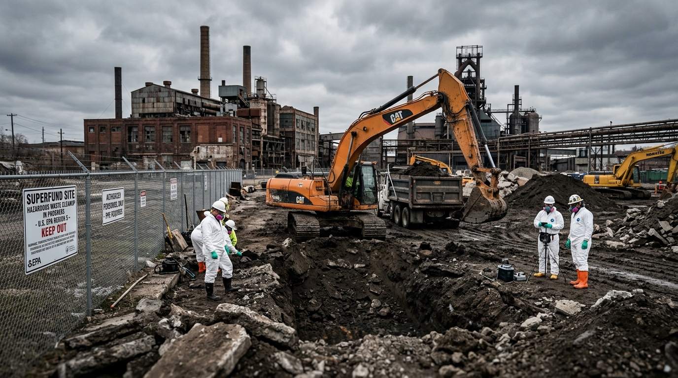 US EPA Superfund cleanup at Federated Metals site