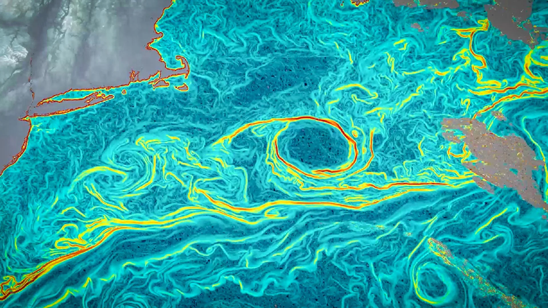 Breakthrough AI method GOFLOW enables high-resolution tracking of ocean currents using existing weather satellite data.