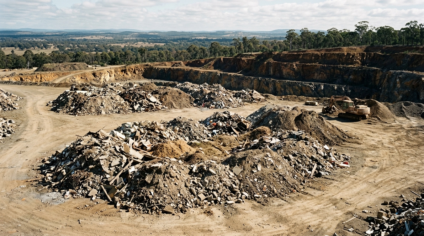 Gunnedah Quarry Products fined $52,000 over Marys Mount landfill fire and unauthorised waste stockpiling