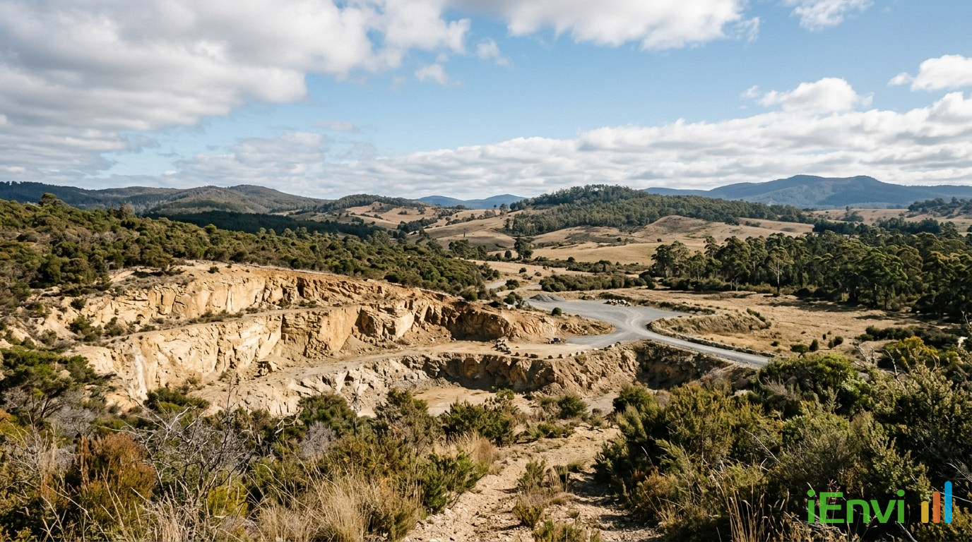 EPA Tasmania concludes assessment for Logie Farm Quarry expansion, imposing strict noise, dust, and blasting conditions.