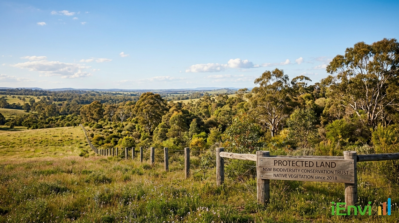 NSW Biodiversity Conservation Trust reports 35,000 hectares of native vegetation protected on private land since 2018.