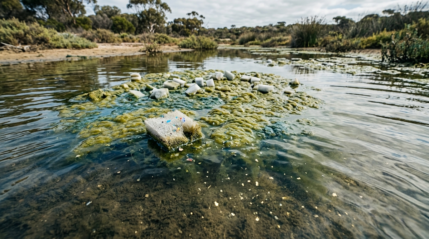 SA EPA Rejects Proposed Algal Bloom Remediation Sponge Due to Zinc Toxicity and Microplastic Risks