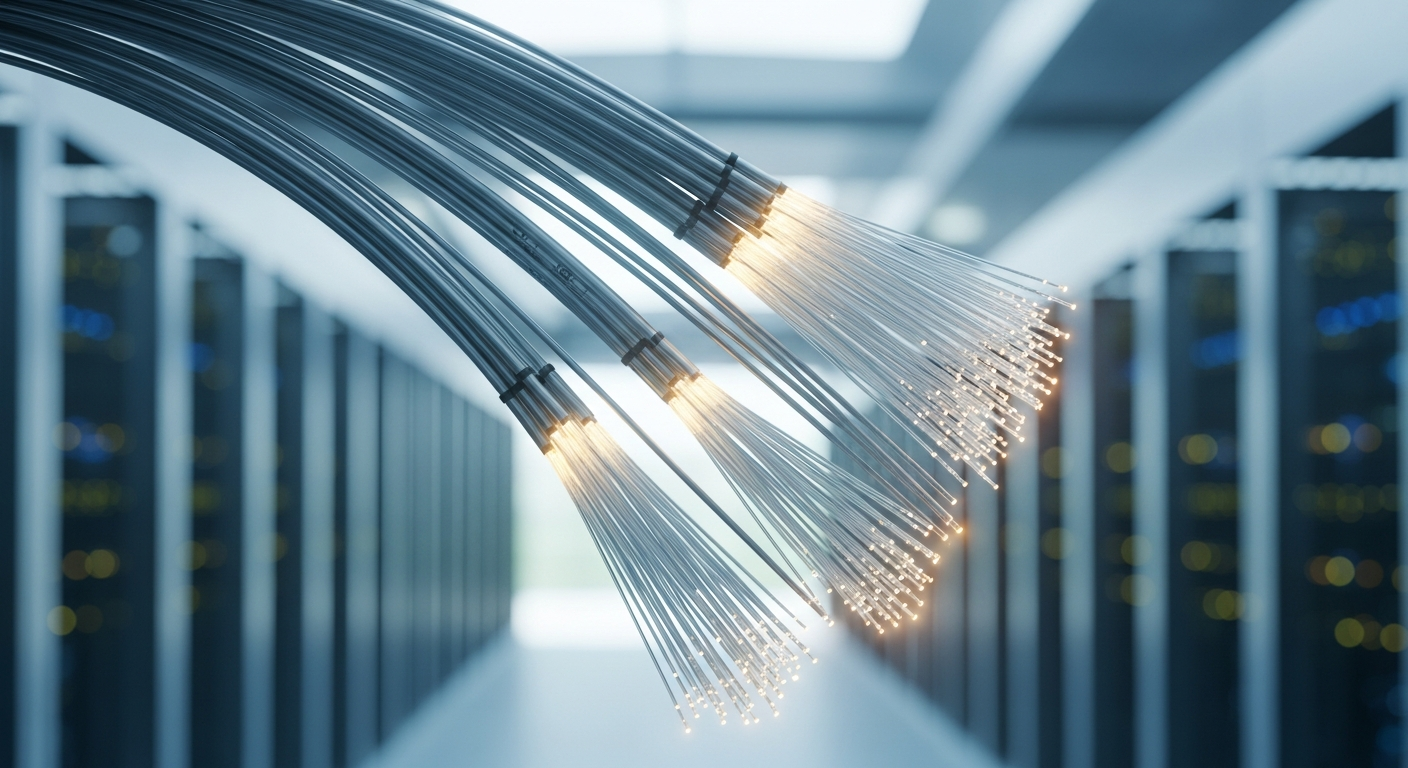 AI-generated supporting image Microsoft partners with 3M to deploy Expanded Beam Optical fibre in Azure data centres