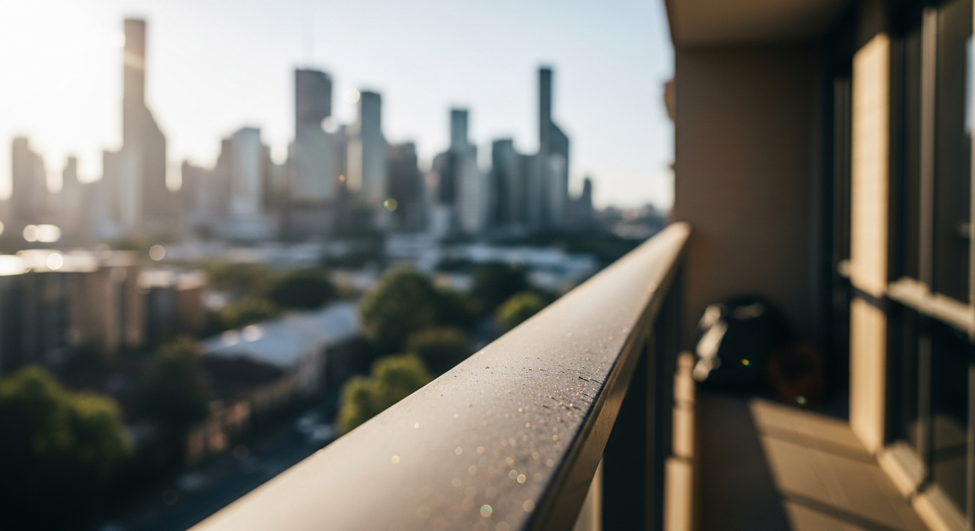 AI-generated supporting image UQ Study Reveals Toxic Tyre Microplastics and 6PPD-Quinone in Brisbane Balcony Dust