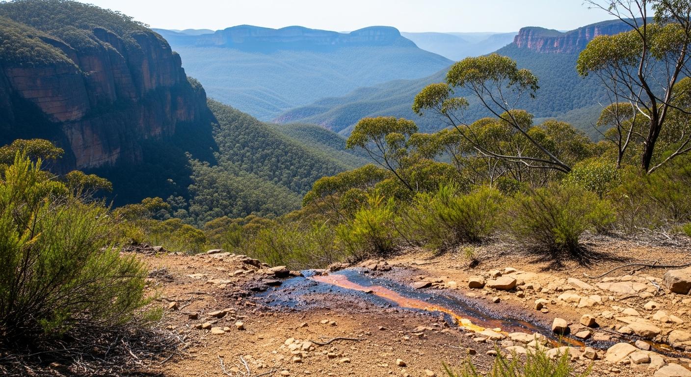 AI-generated supporting image NSW EPA fines Blue Mountains City Council $30,000 over preventable leachate leak
