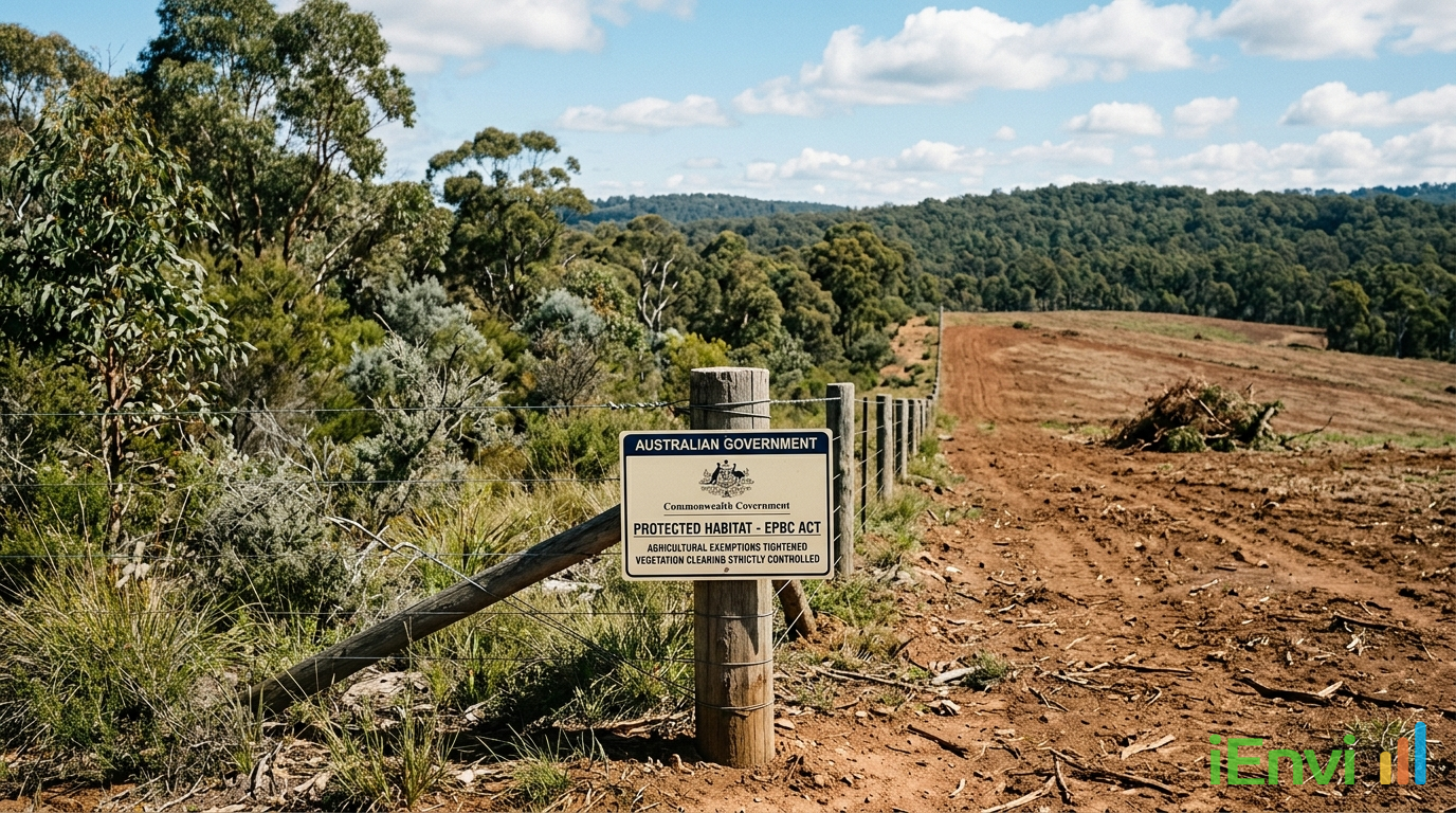 National EPA releases inaugural EPBC Act guidance tightening agricultural land-clearing exemptions