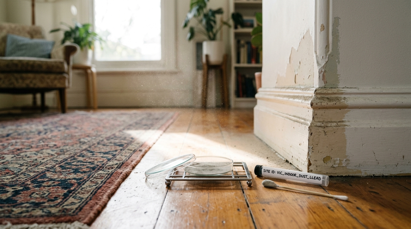 EPA Victoria indoor dust study finds 99.5% compliance with health thresholds, confirming legacy lead as primary risk over PFAS