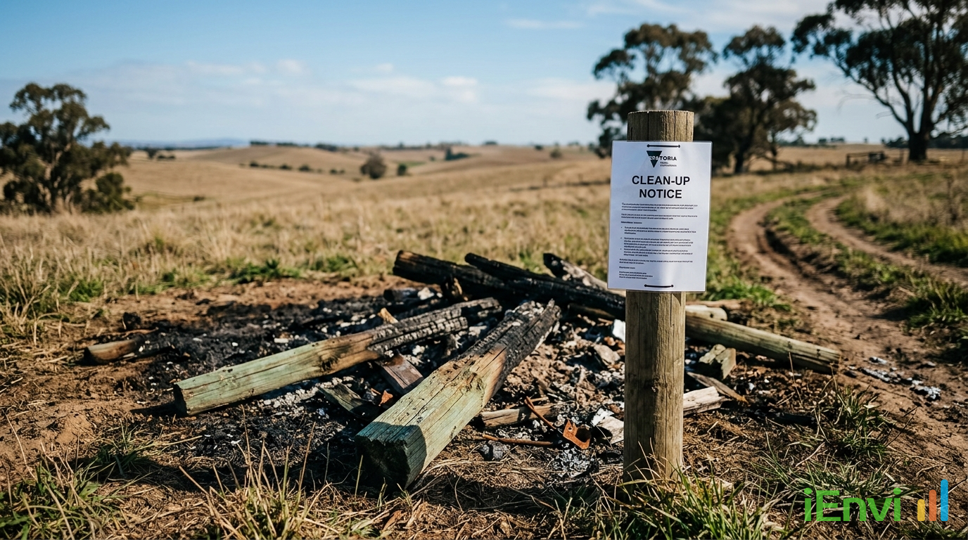 EPA Victoria fines farm $10,176 and issues clean-up notice over CCA timber and waste burning